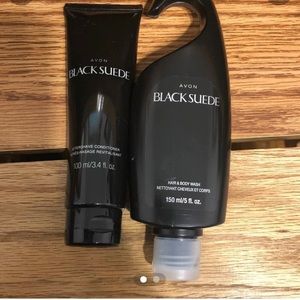 Avon Black Suede Set bundle